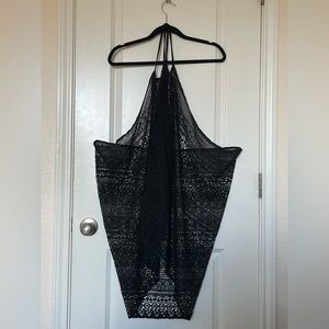 Victoria's Secret Black Lace swimsuit coverup